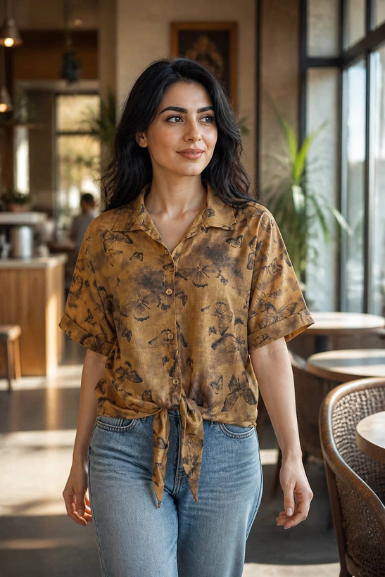 شومیز گره ای