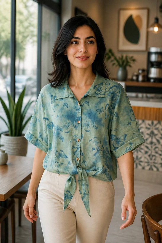 شومیز گره ای