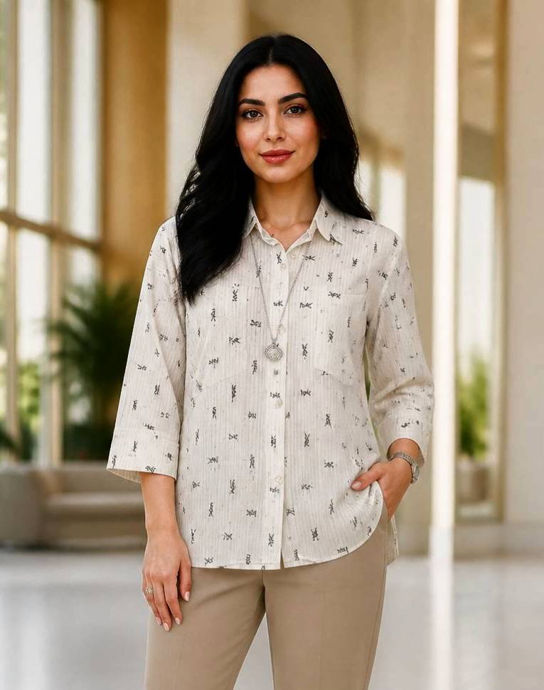 شومیز LV$ جنس ینزی پفکی وارداتی