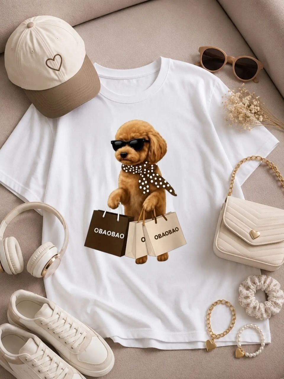تیشرت باکسی چاپی