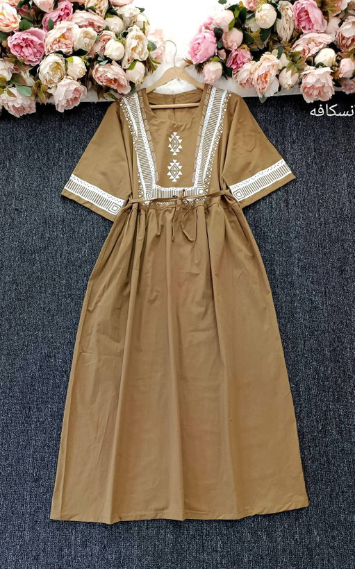 ساحلی نخی طرح سرخپوستی 14058