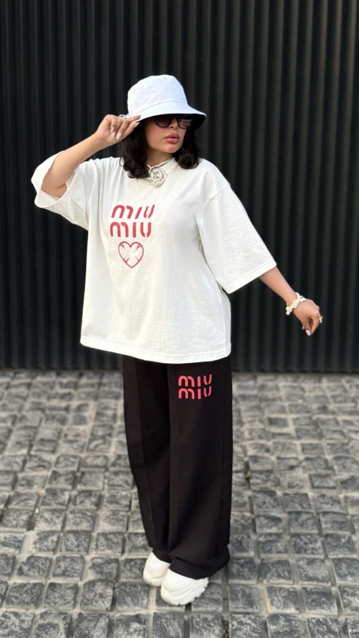 ست miu miu  جنس پنبه گلکسی