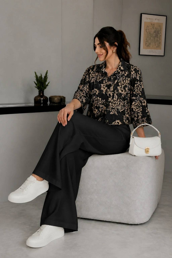 کت شلوار ژاکارد زنانه