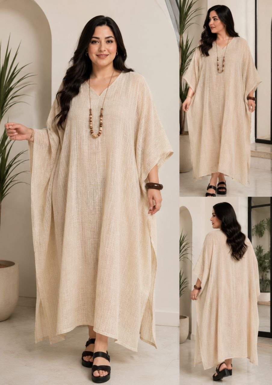 پانچ لینن زارا سایز بزرگ قواره ازاد