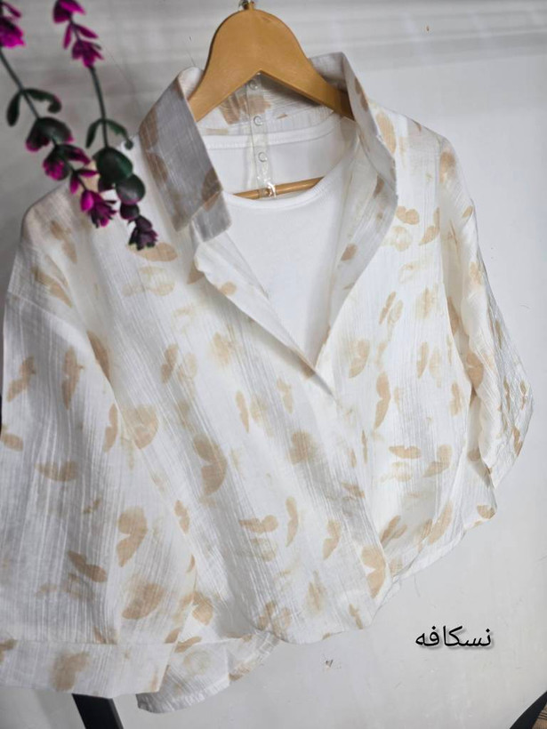 تاپ و شومیز شیشه ای طرح پروانه ۱۸۳۷۶