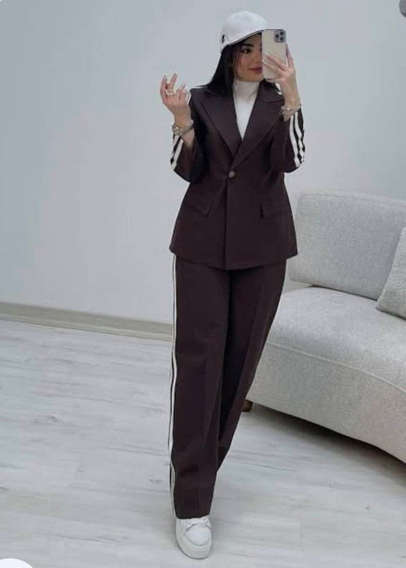 ست کت شلوار کتان کش اسپرت و روزمره ۷۹۱۰