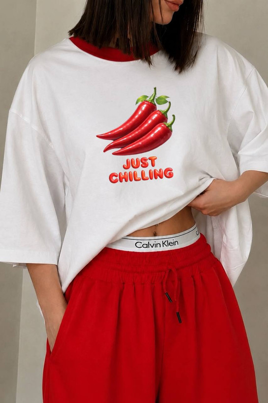 ست باکسی 🌶تیشرت و جاگر دو حالته پنبه دو نخ