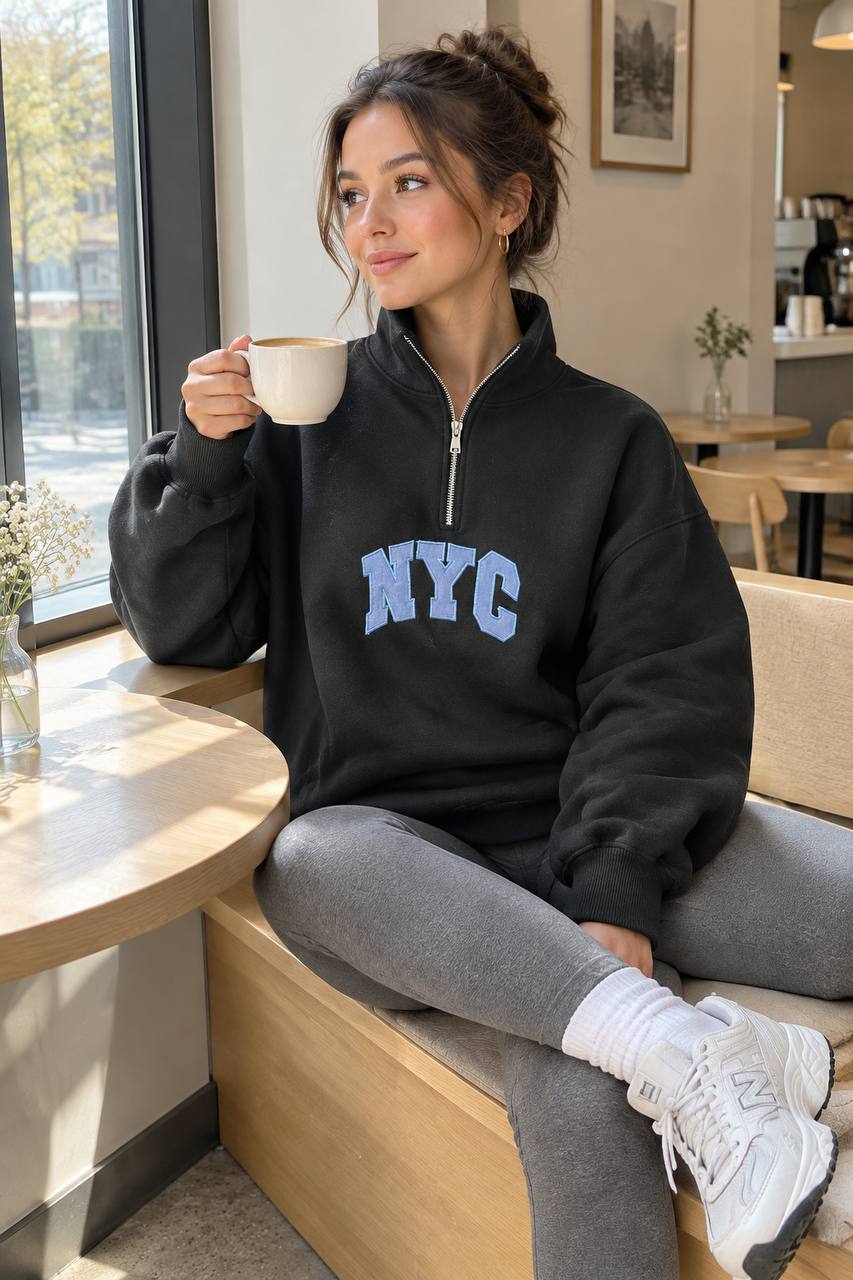 هودی نیم زیپ دورس تو کرک NYC_ کد۱۹۲۸